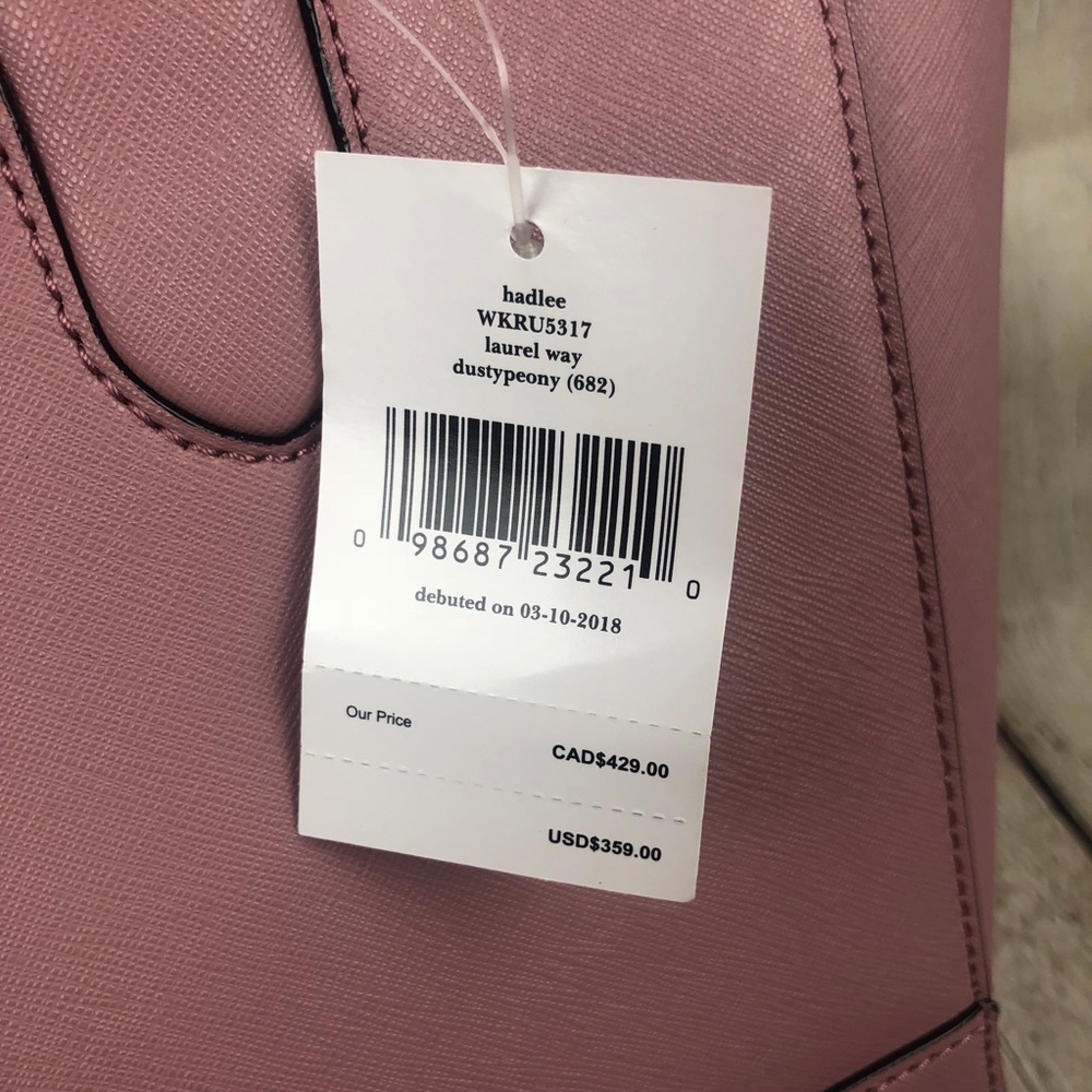 Kate Spade Laurel Way Handbag In Dusty Peony - Picture 6 of 6